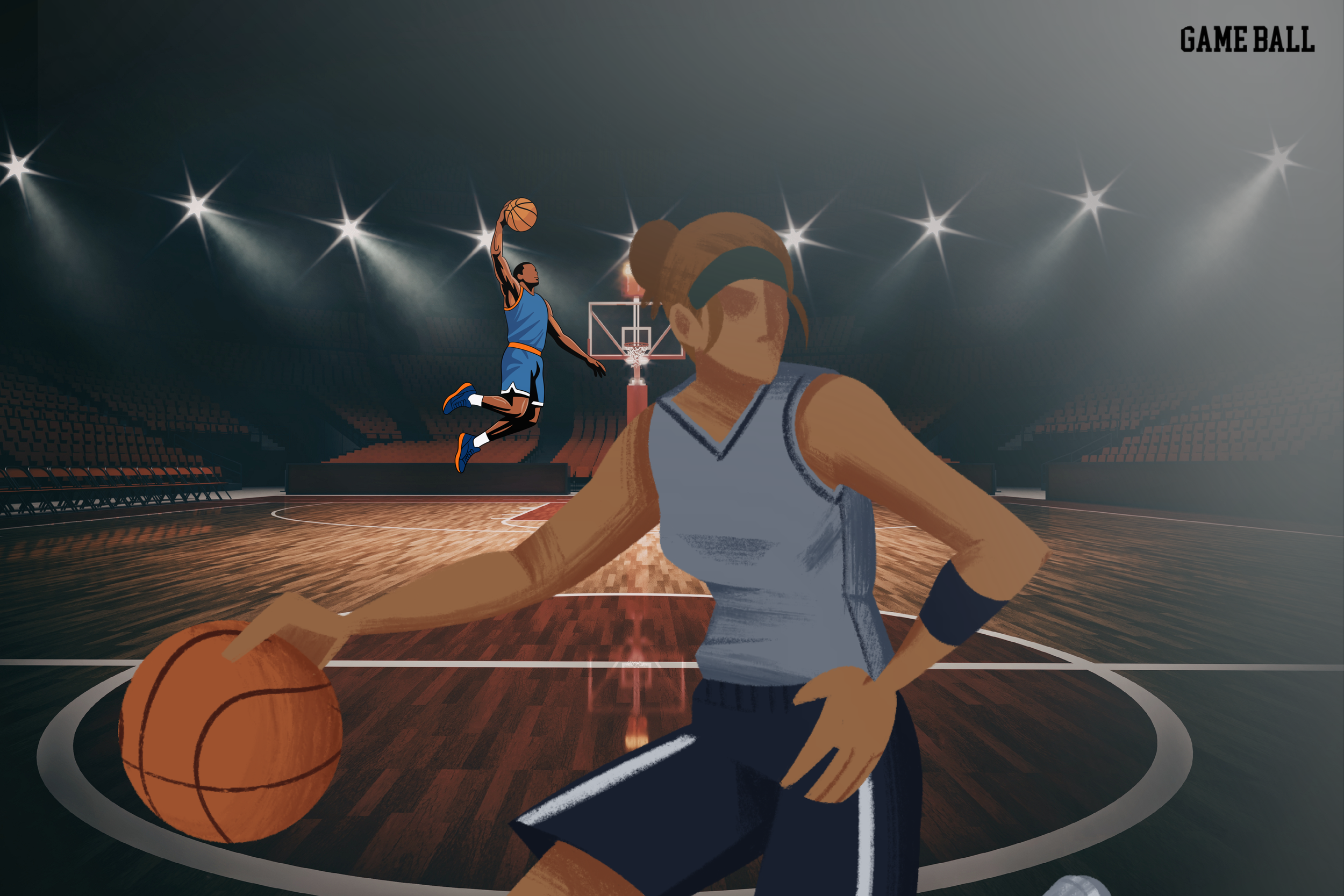 Player shooting in a structured training session