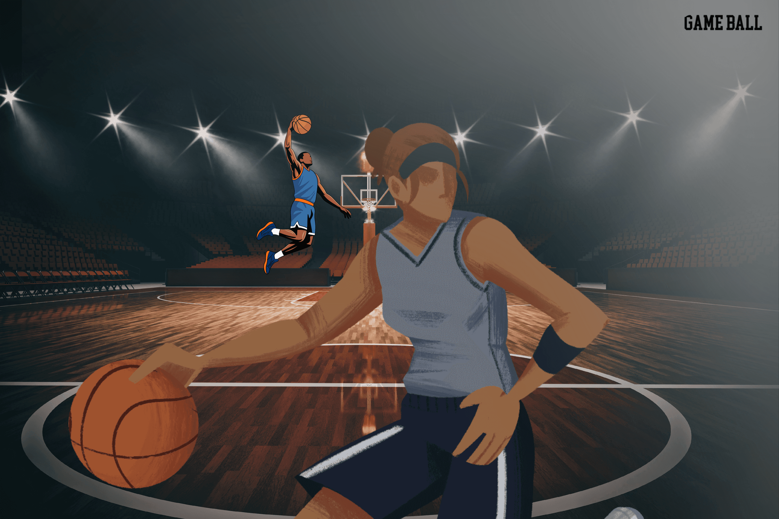 Player shooting in a structured training session