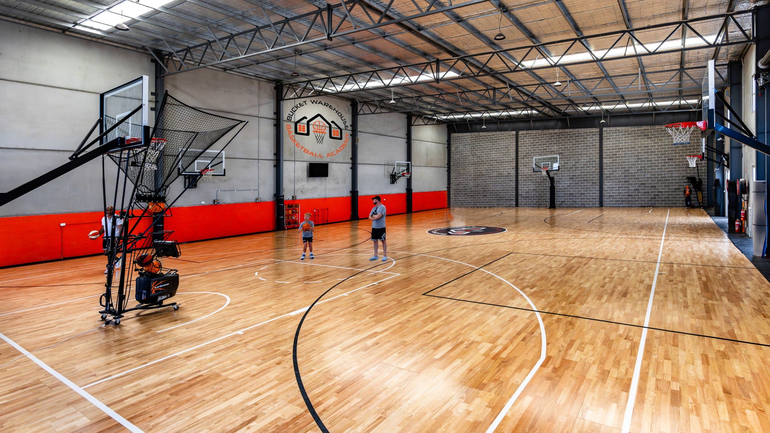 Bucket Warehouse Basketball Academy, Canberra basketball facility with the Dr. Dish CT+