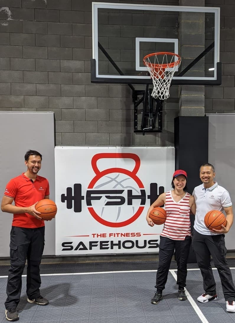The Fitness Safehouse, Sydney basketball facility with the Dr. Dish