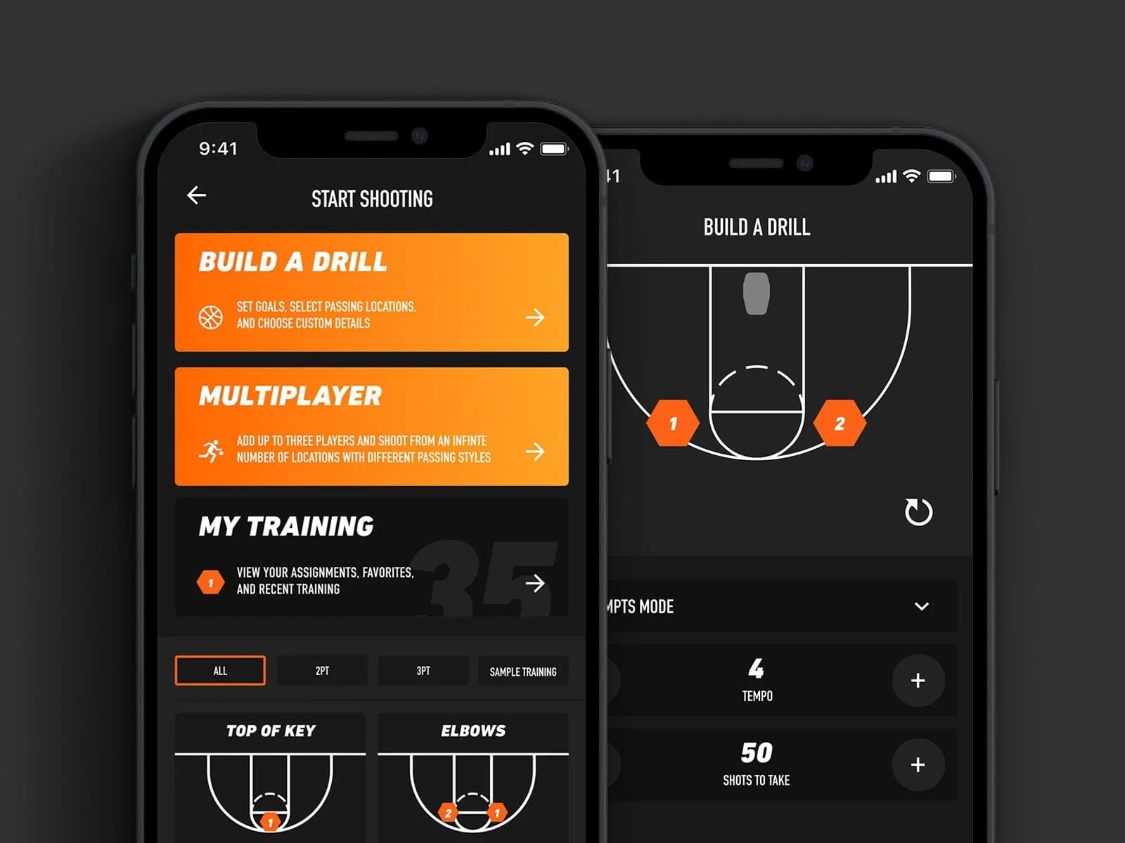 Setting up a focused training session