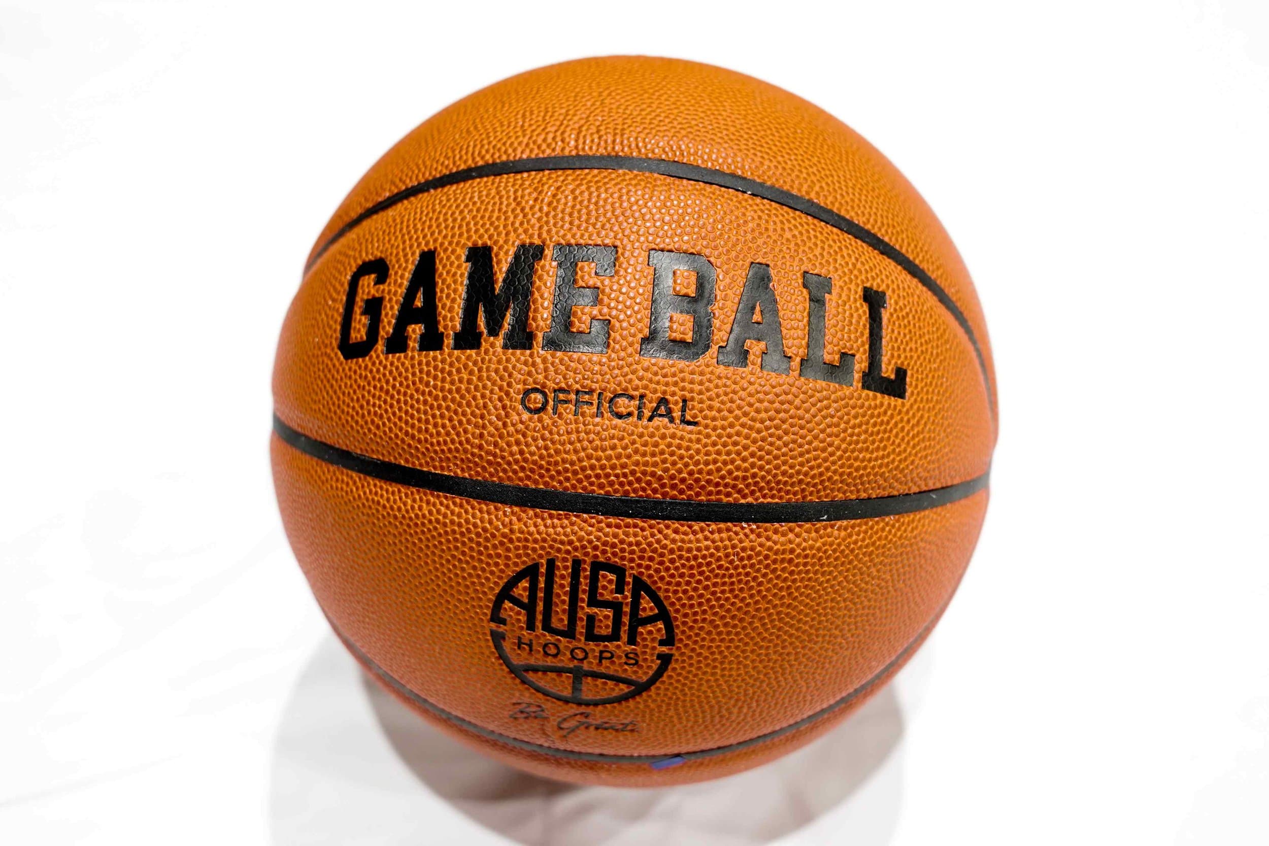 Game Ball microfibre basketballs