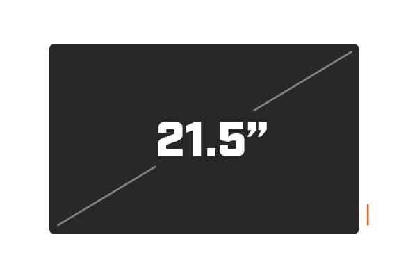 21.5-inch on-machine touchscreen